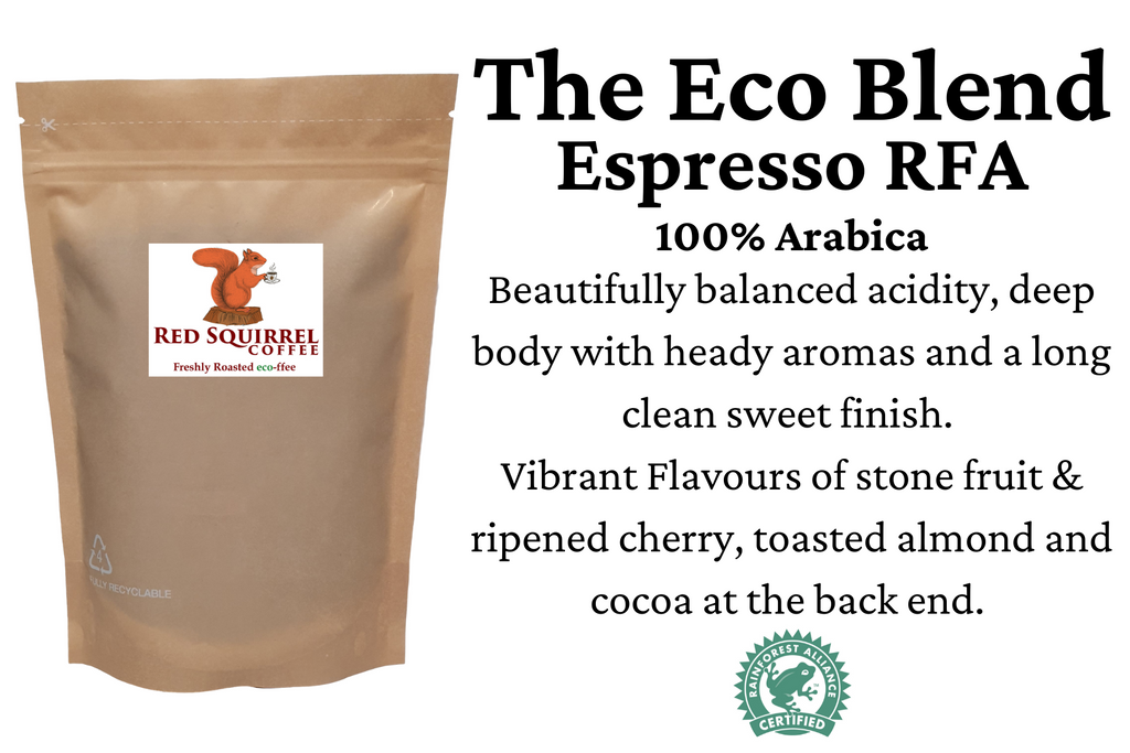 The Eco Blend - Espresso RFA – Red Squirrel Coffee